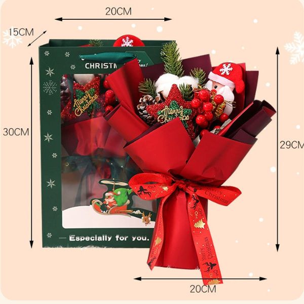 [ Set 2 Bó ] Hoa Giáng Sinh - 17644