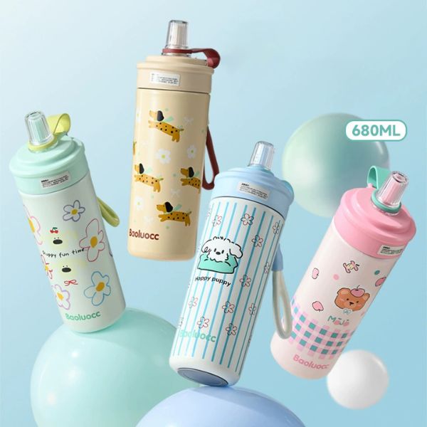 [ Set 2 Cái ] Bình Giữ Nhiệt [ 680ml ] - 17801