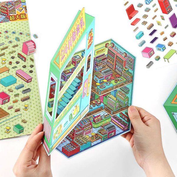 [ Set 6 Bộ ] Sticker Trang Trí 3D - 17913