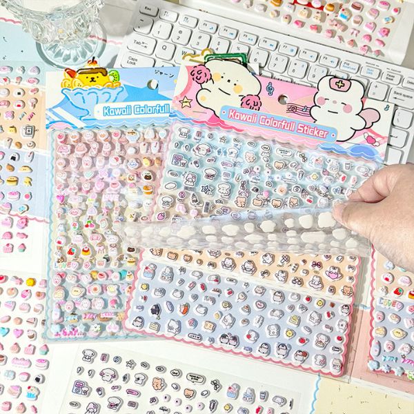 [ Set 6 Túi ] Sticker Nổi - 17981