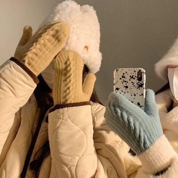 [ Set 6 Đôi ] Găng Tay Len - 18086