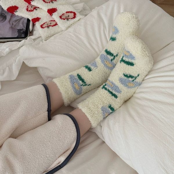 [ Set 5 Đôi ] Vớ Dài Mùa Đông [ Cotton / Có Tag Treo ] - 18033