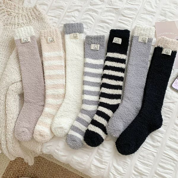 [ Set 5 Đôi ] Vớ Dài Mùa Đông [ Cotton / Có Tag Treo ] - 18043