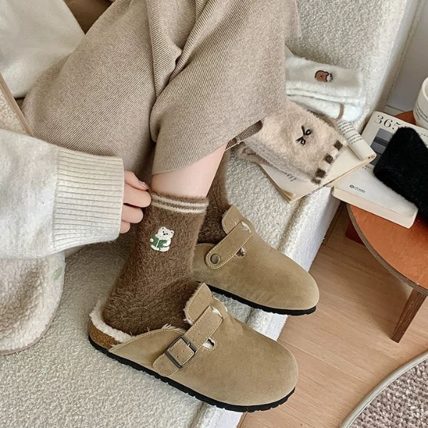 [ Set 5 Đôi ] Vớ Dài Mùa Đông [ Cotton / Có Tag Treo ] - 18056