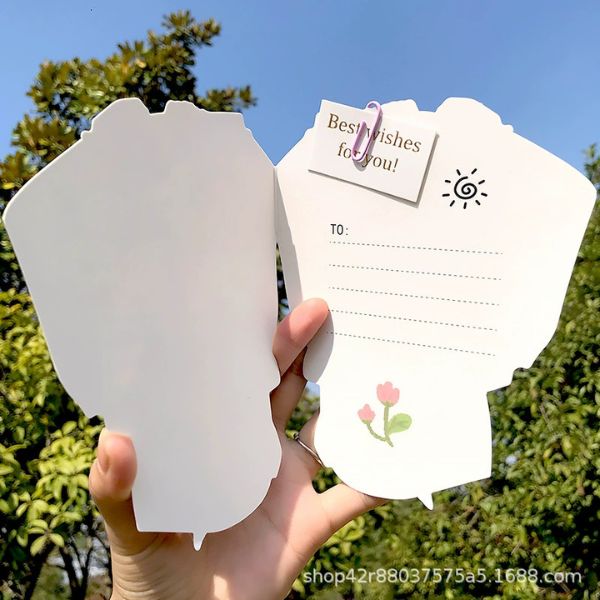 [ Set 12 Cái ] Thiệp Hoa Khô [ Đựng Hộp ] - 18115