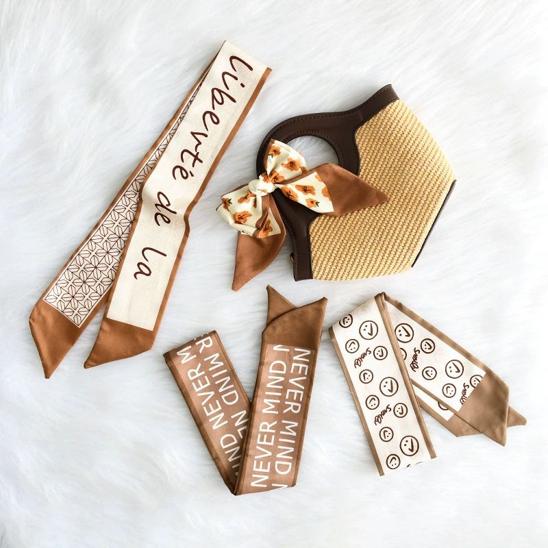 [ Set 20 Cái ] Khăn Lụa Dài Hàn Quốc [ 88*6cm ] - 18111