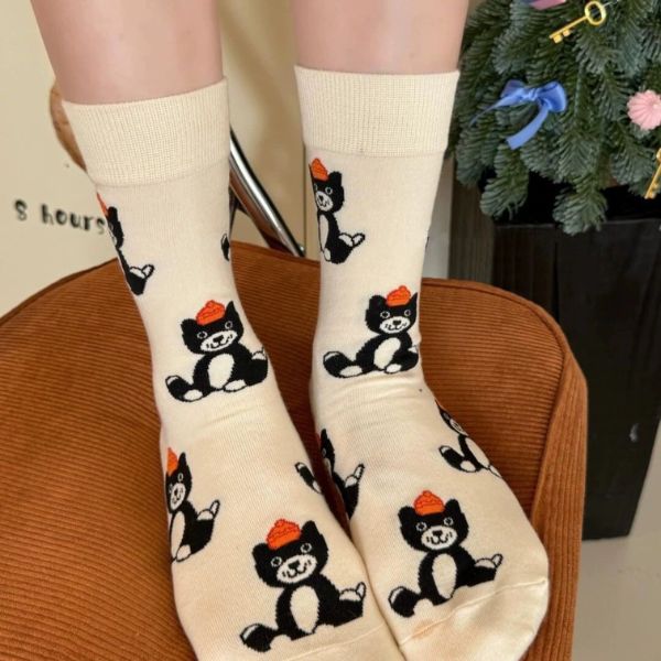 [ Set 12 Đôi ] Vớ Dài [ Polyester ] - 18349