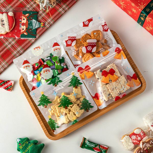 [ Set 100 Cái ] Túi Quà Giáng Sinh [ 13.4*13.4cm ] - 18468