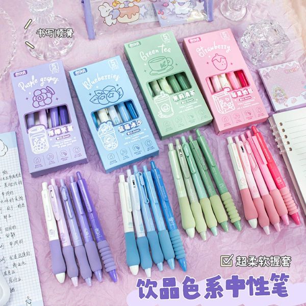 [ Set 5 Hộp ] Bút Bi Gel [ 0.5mm / Đen / Hộp 5 Cây ] - 18509