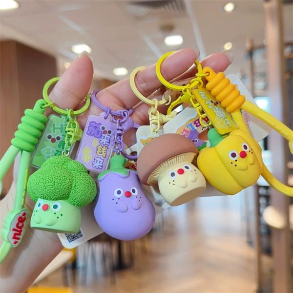 [ Set 6 Cái ] Móc Khoá Rau Củ - 18543