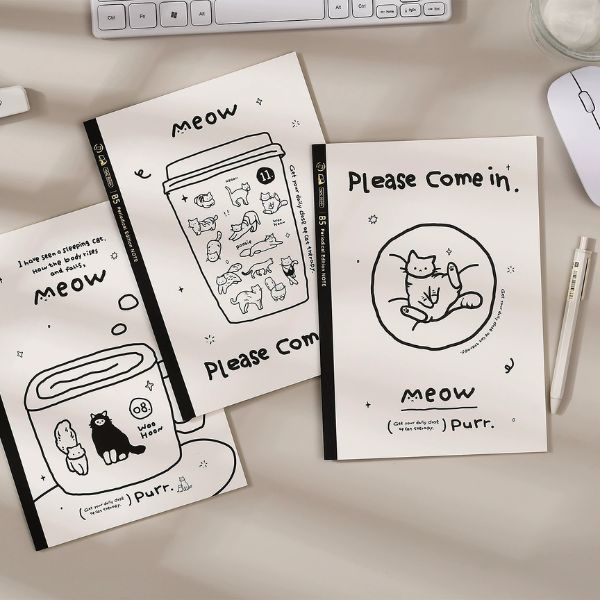 [ Set 12 Quyển ] Sổ Cat's Miscellany [ A5 ] - 19195