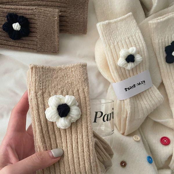 [ Set 5 Đôi ] Vớ Len [ Len / Cotton / Tag Ở Eo ] - 19676