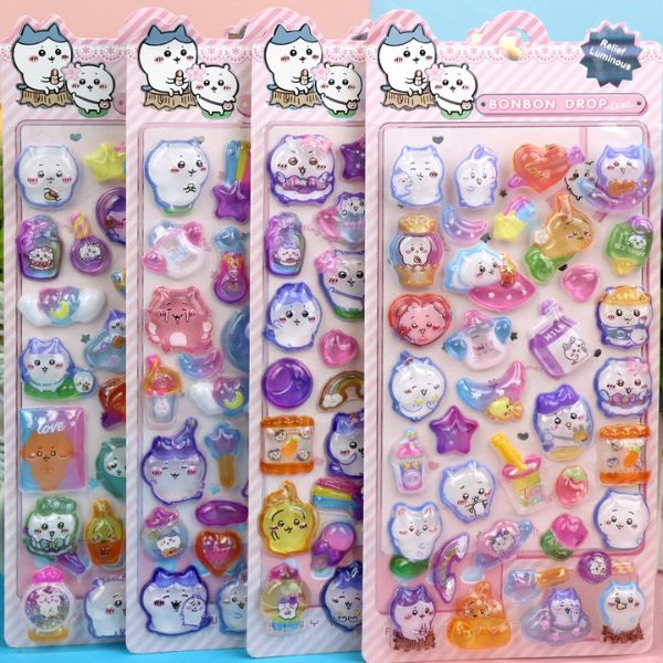 [ Set 10 Túi ] Sticker Nổi Chiikawa - 19768