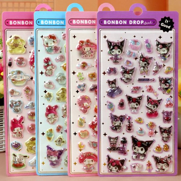 [ Set 10 Túi ] Sticker Nổi Sanrio - 19766