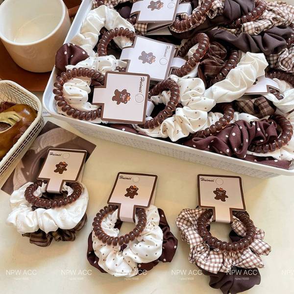 [ Set 10 Vỉ ] Cột Tóc [ Vỉ 3 Cái ] - 19825