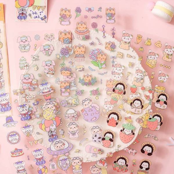 [ Set 12 Túi ] Sticker [ Túi 6 Tấm ] - 19997