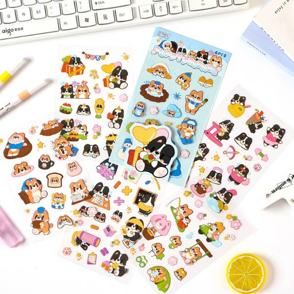 [ Set 12 Túi ] Sticker [ Túi 6 Tấm ] - 19998