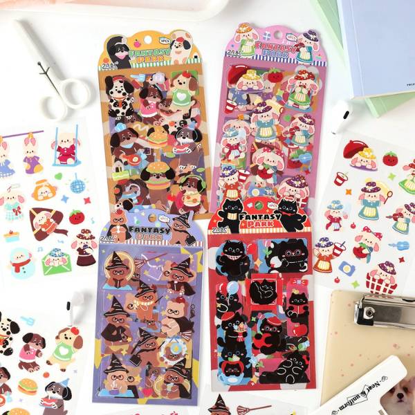 [ Set 12 Túi ] Sticker [ Túi 4 Tấm ] - 20000