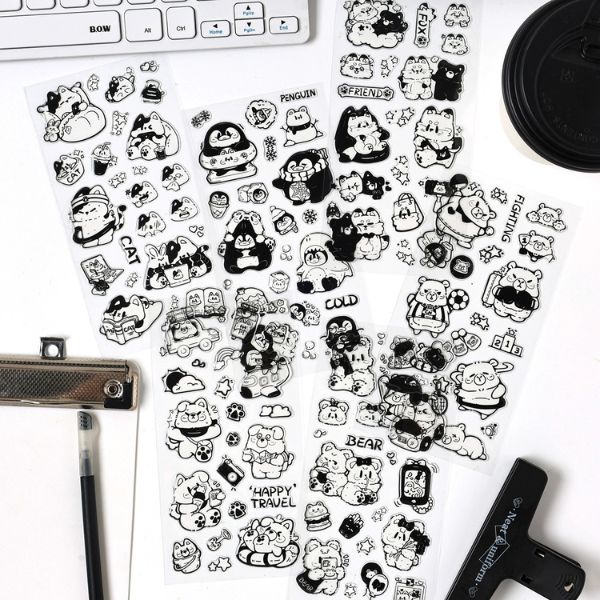 [ Set 12 Túi ] Sticker Nổi - 20001