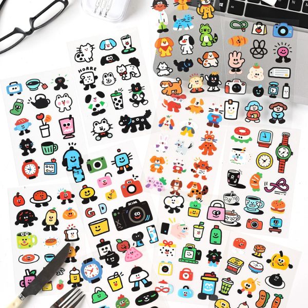 [ Set 12 Túi ] Sticker [ Túi 4 Tấm ] - 19972