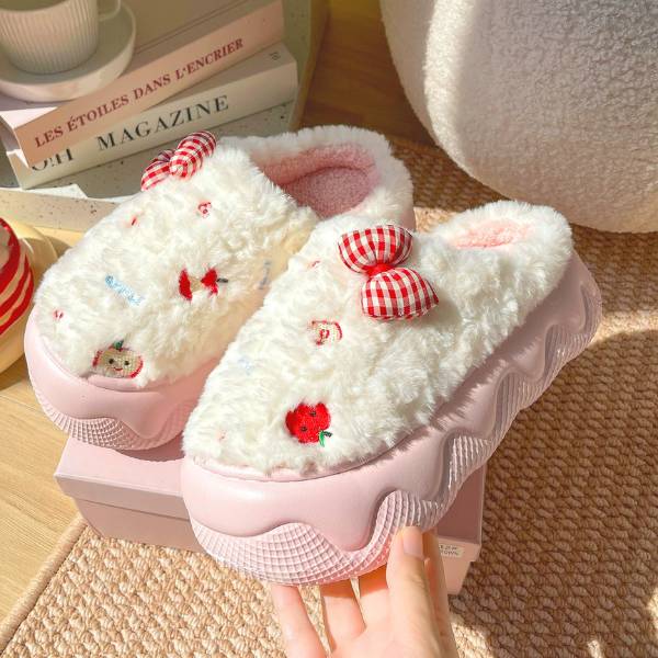 [ Set 2 Đôi ] Dép Bông Chống Trượt [ Size : 36 > 41 ] - 19981