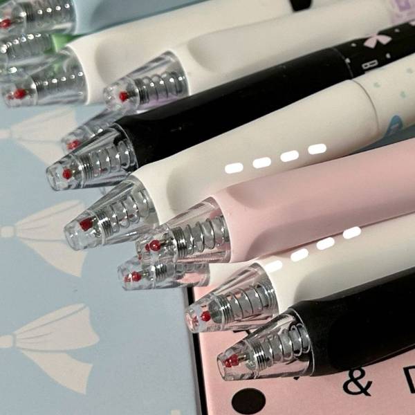 [ Set 5 Hộp ] Bút Bi [ 0.5mm / Đen / Hộp 4 Cây ] - 20067