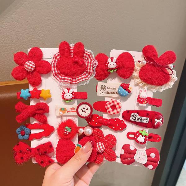 [ Set 4 Vỉ ] Kẹp Tóc - 20109