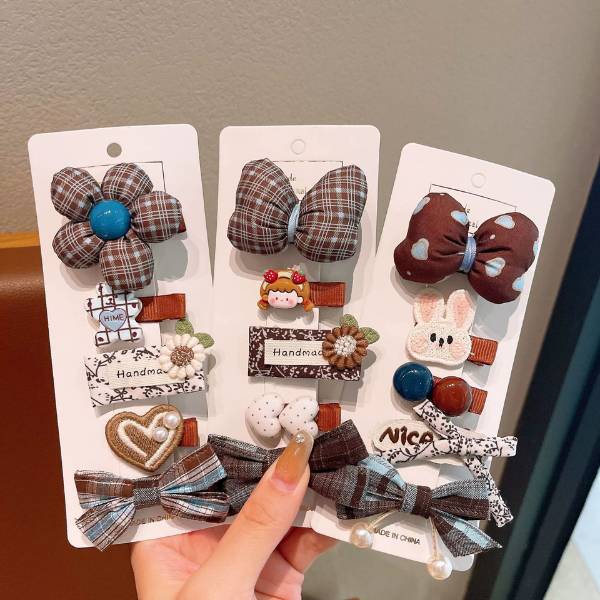 [ Set 8 Vỉ ] Kẹp Tóc - 20108