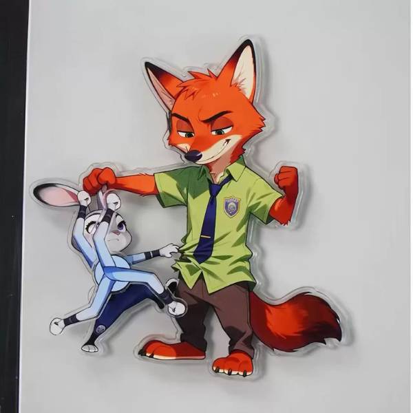 [ Set 12 Cái ] Charm Từ Tính Acrylic Zootopia [ Tay Xoay ] - 20154
