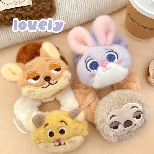 [ Set 12 Cái ] Scrunchies Zootopia - 20226