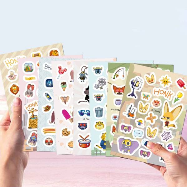 [ Set 10 Túi ] Sticker Zootopia [ Túi 8 Tấm ] - 20286