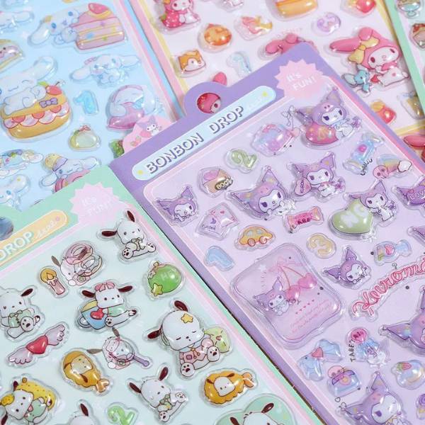 [ Set 20 Túi ] Sticker Nổi Sanrio - 20451