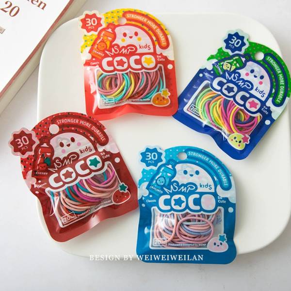 [ Set 20 Túi ] Dây Cột Tóc [ Túi 30 Dây ] - 20506