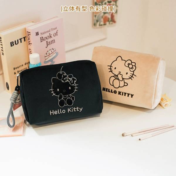 [ Set 2 Cái ] Túi Đựng Mỹ Phẩm Hello Kitty - 20679