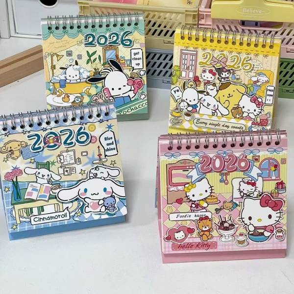 [ Set 5 Quyển ] Lịch 2026 Sanrio - 20696