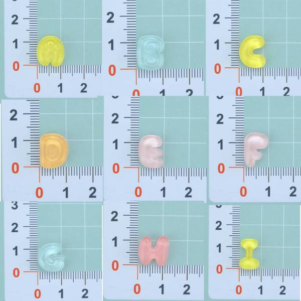 [ Set 1000 Cái ] Charm 2D [ Có Thể Chọn Từng Chữ Số - Tối Thiểu 100 Cái / 1 Chữ ] - 20753