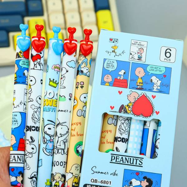 [ Set 10 Hộp ] Bút Bi [ 0.5mm / Đen / Hộp 6 Cây ] - 20748