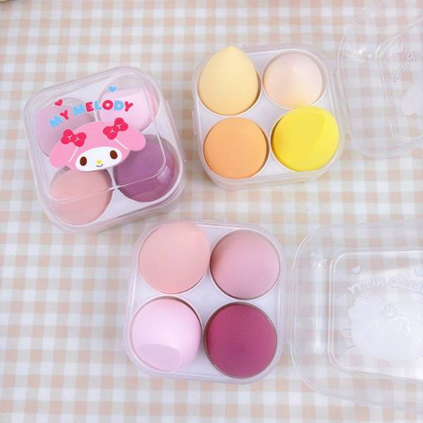 [ Set 12 Hộp ] Bông Trang Điểm Sanrio - 20901