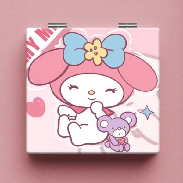 [ Set 10 Cái ] Gương Bỏ Túi Sanrio [ 6.7*7.1cm ] - 21052
