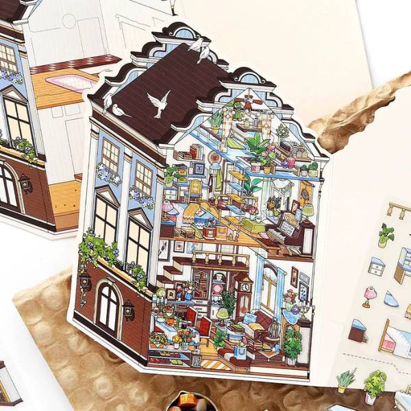 [ Set 12 Túi ] Sticker Trang Trí 3D - 21318