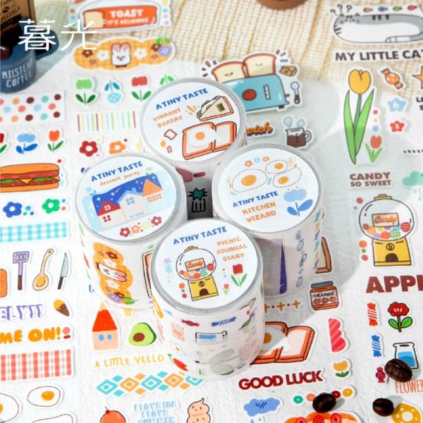 [ Set 8 Cuộn ] Washi Tape [ 3.5cm*2m ] - 21319