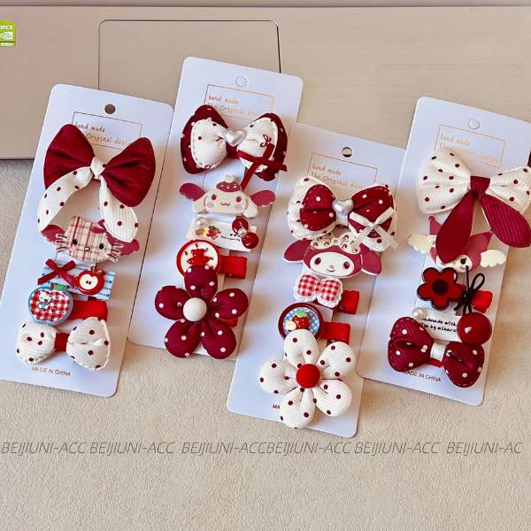 [ Set 12 Vỉ ] Kẹp Tóc [ Vỉ 5 Cái ] - 21477