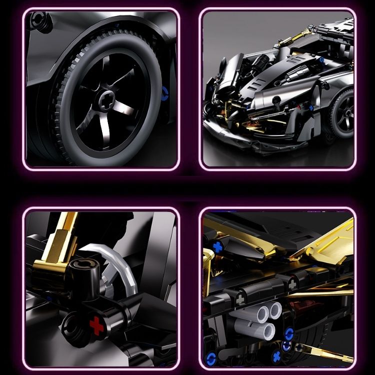 Lego Siêu Xe Lamborghini Black Gold Thunder Apollo [ Size 1:14 / 36cm ] - 21573