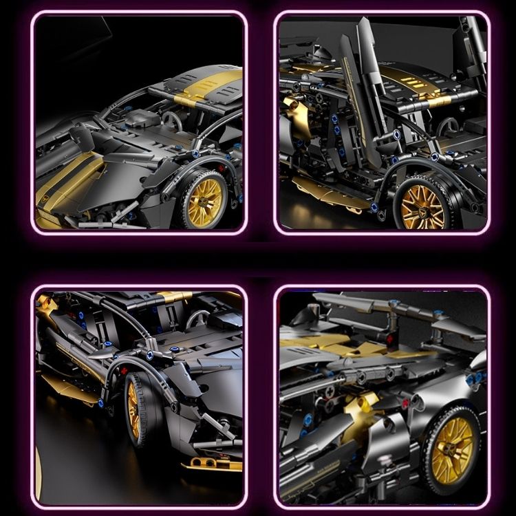 Lego Siêu Xe Lamborghini Black Bull [ Size 1:14 / 36cm ] - 21576