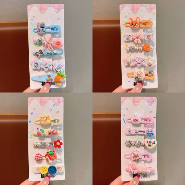 [ Set 12 Bộ ] Kẹp Tóc Zootopia - 21615