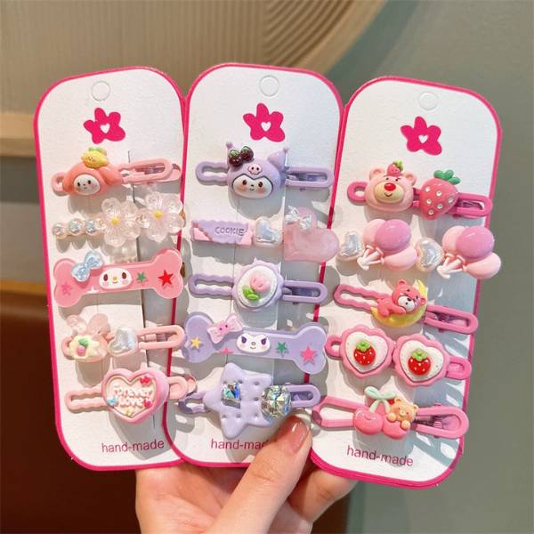 [ Set 12 Vỉ ] Kẹp Tóc Sanrio - 21691