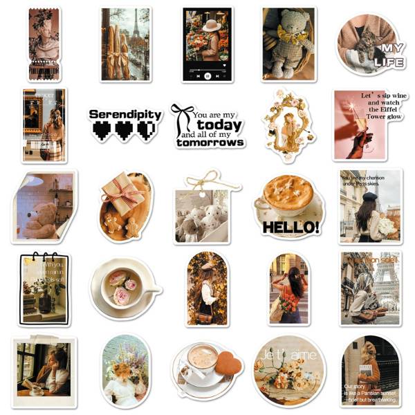 [ Set 10 Túi ] Sticker [ 50 Miếng ] - 21730