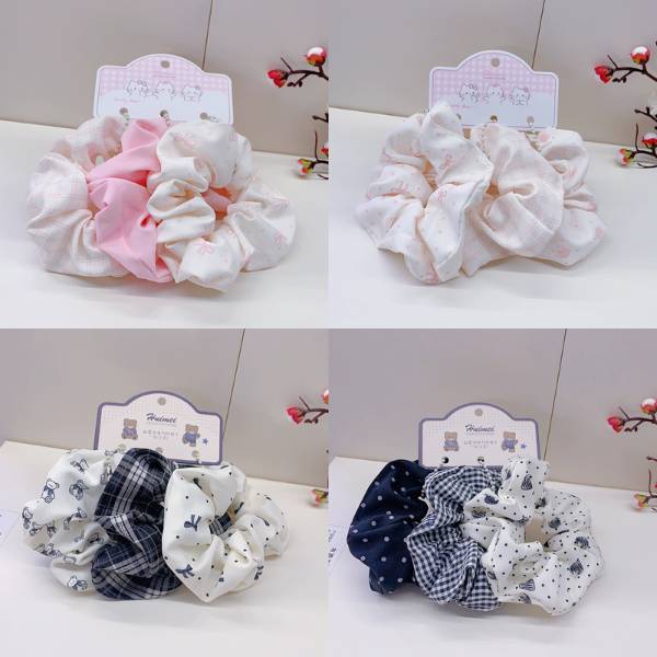 [ Set 10 Vỉ ] Cột Tóc [ Vỉ 3 Cái ] - 21721