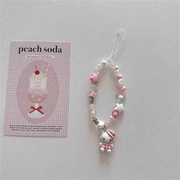 [ Set 10 Cái ] Dây Đeo Điện Thoại Hello Kitty - 21786