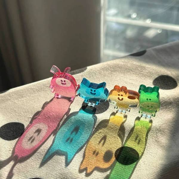 [ Set 10 Cái ] Tượng Mica Trang Trí [ 4cm ] - 21791